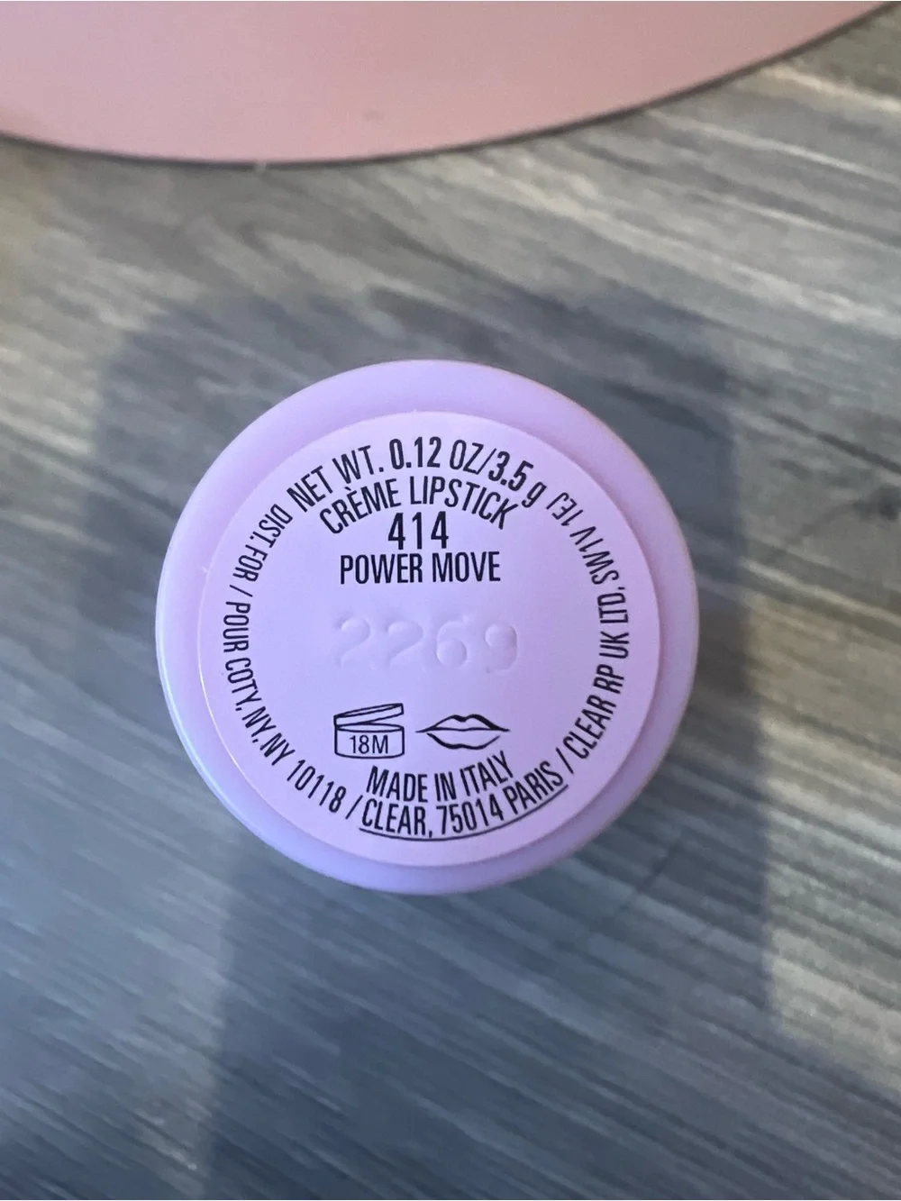 Kylie creme lipstick .. shade.  power move NEW